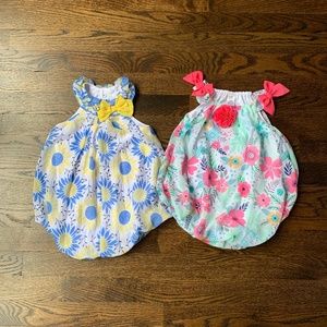 Bundle of 2 cute onesies for baby Sz 12 months